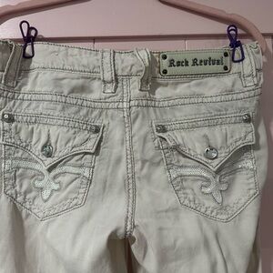 NEVER worn Rock Revival khaki pants